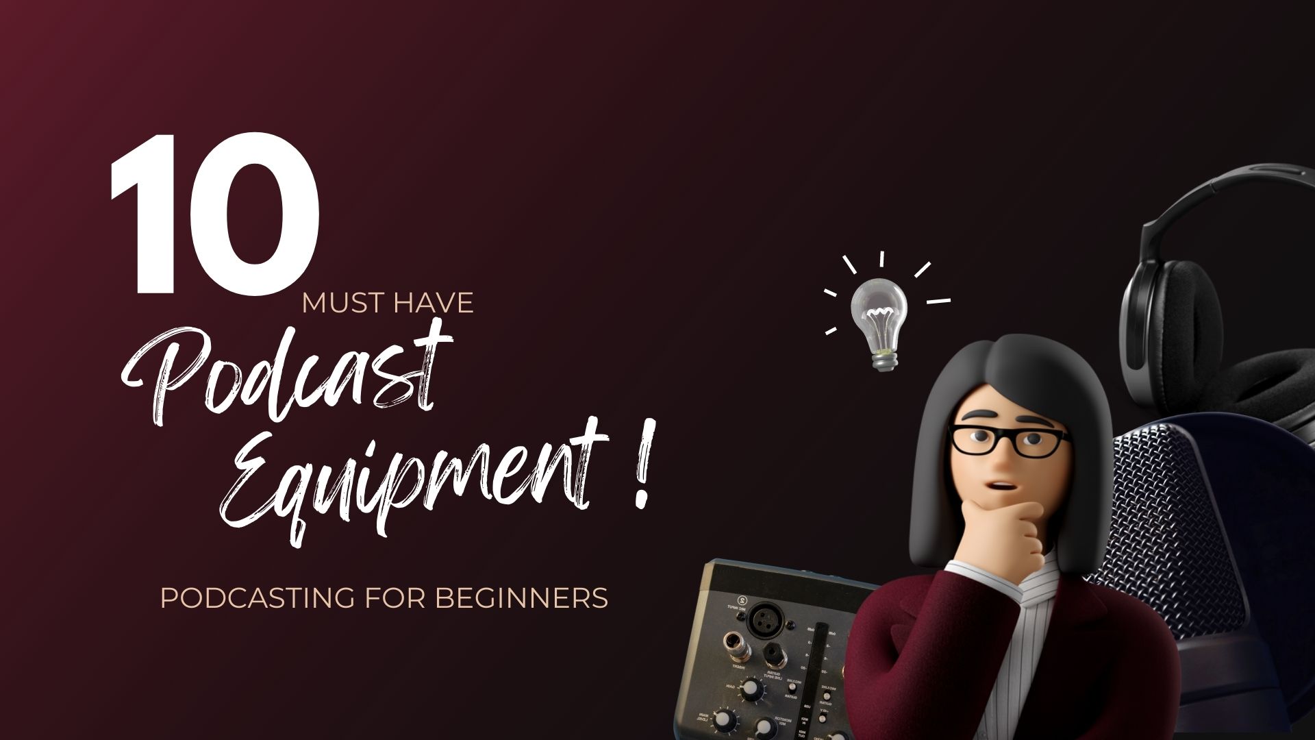 10 Awesome Podcast Gadgets - Ambitious Guide to Kickstart 2 10 must have podcast equipments | Podcasting is the new mania. It’s the new way to grow and gain popularity. Many use it to showcase their talent. But the most difficult topic was how to get started and pick your podcast gadgets. | podcast for beginners, podcast gadgets